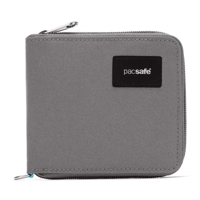 Pacsafe RFIDsafe zip around lommebok svart RFID-sperre
