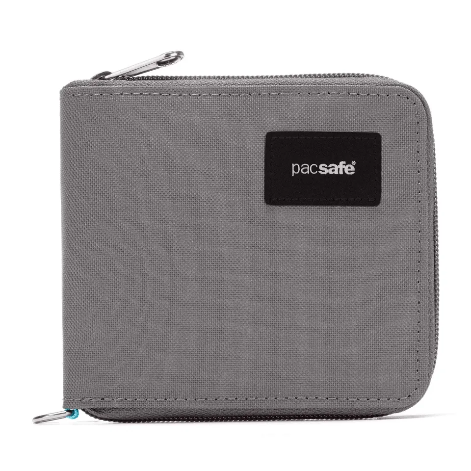 Pacsafe RFIDsafe zip around lommebok svart RFID-sperre