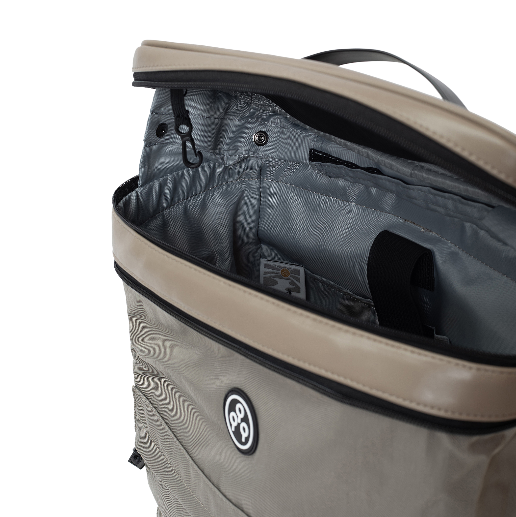 KIWEE Sandwich ryggsekk beige melert 15 L laptop