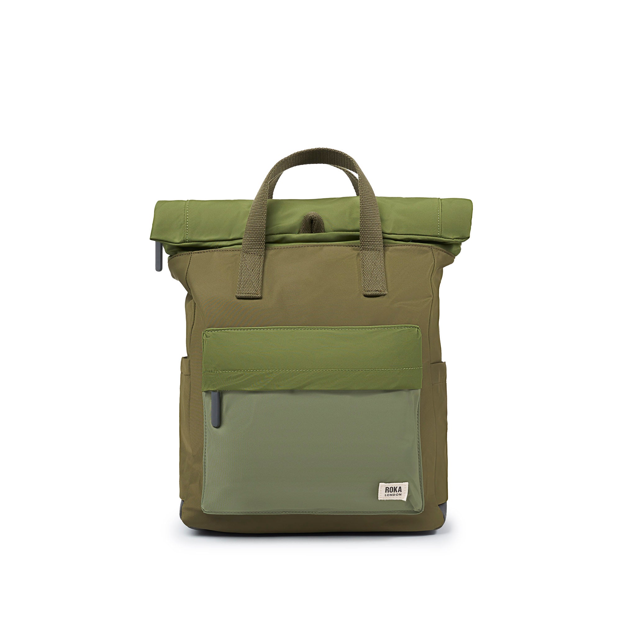 Roka London Canfield Roll Top ryggsekk Military Tonal Medium
