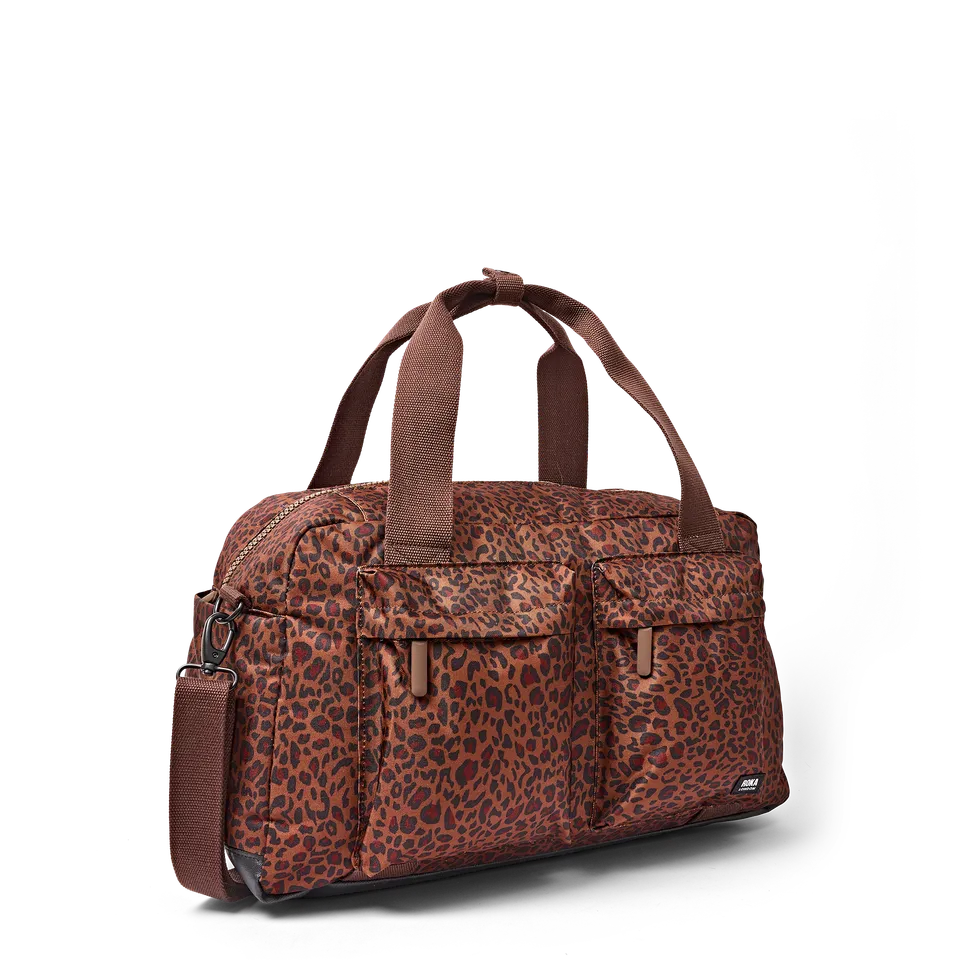 Roka London Gatwick duffelbag Mini Leopard 15" PC
