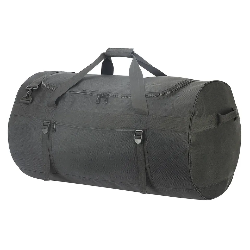 Shugon Atlantic kitbag svart stor med kompresjonsreimer