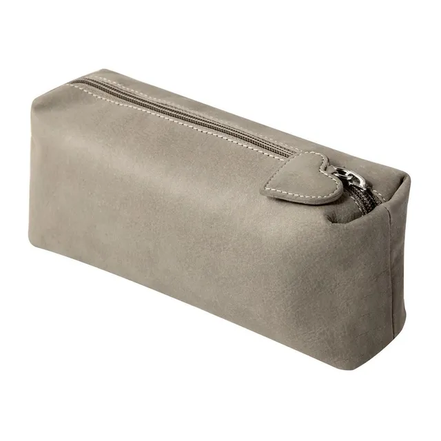 Shugon Cosmetics toalettmappe skinn camel