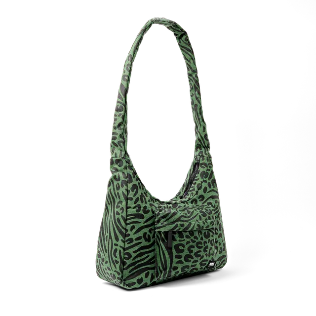 Roka London Belsize skulderveske medium animal artichoke bomull