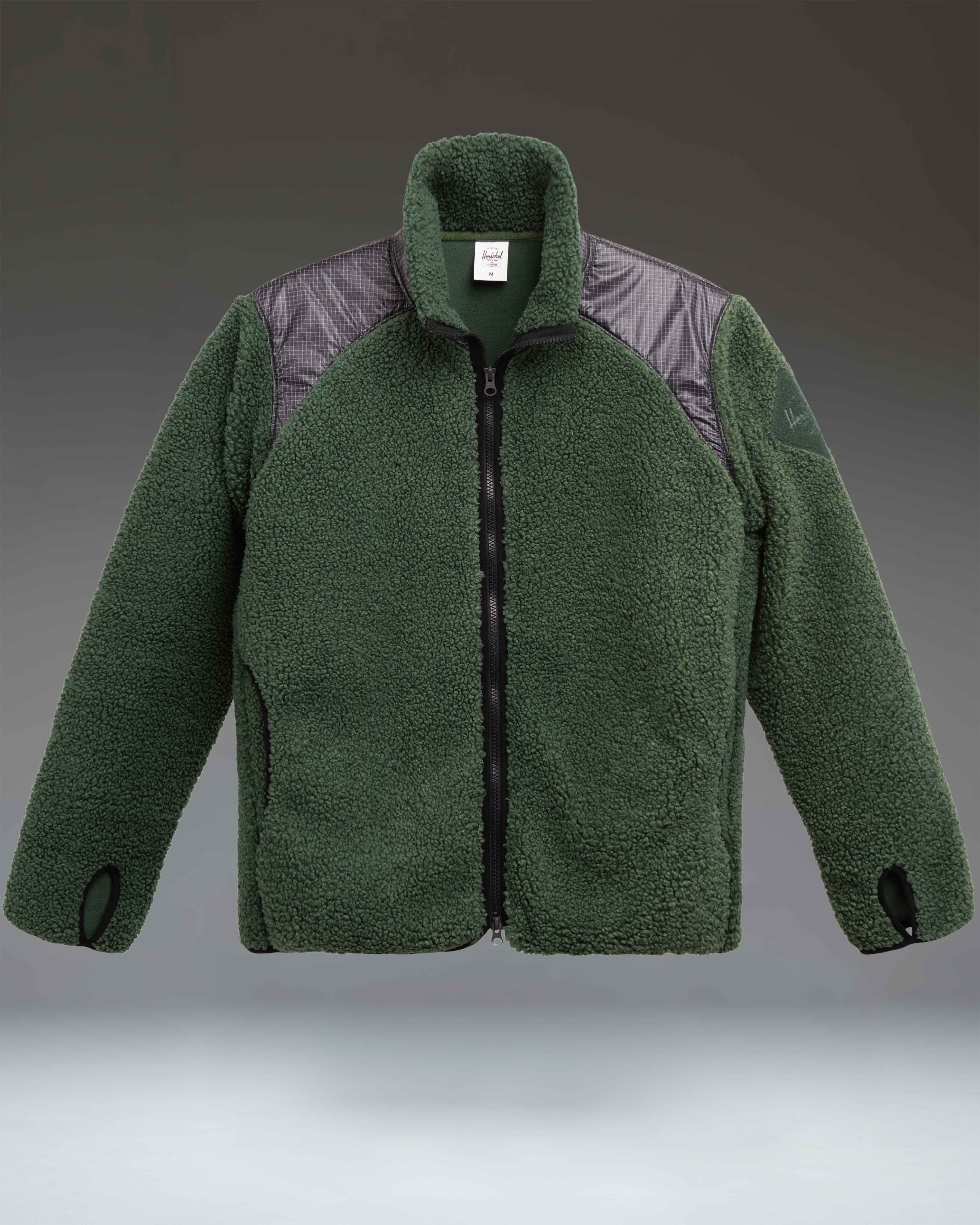 Herschel Performance fleecejakke Black herre varm