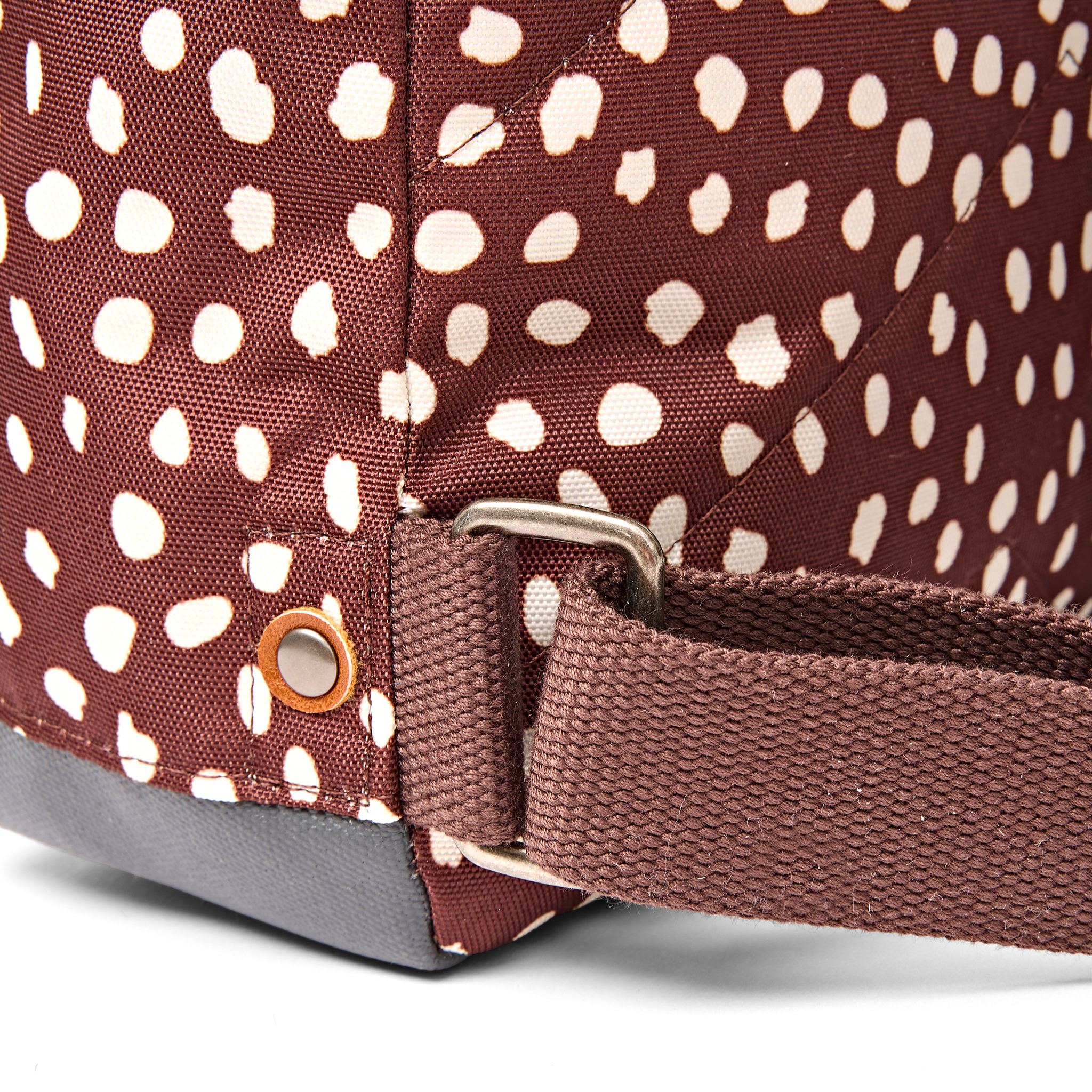 Roka London Bantry Brown Dot ryggsekk small 7 liter