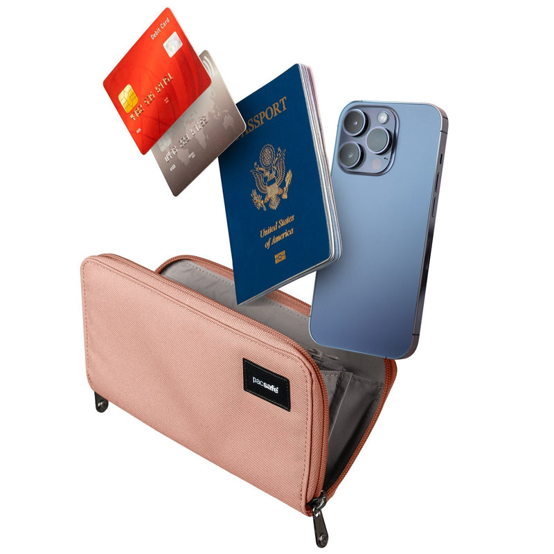 Pacsafe RFIDsafe continental lommebok RFID-sikker