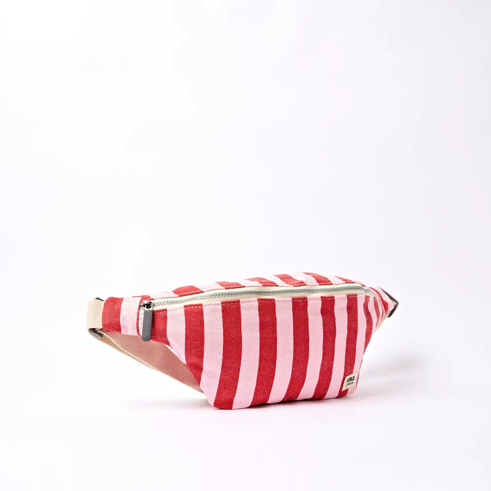 Roka London Mill Hill crossbody Strawberry Stripe 3,7 liter small