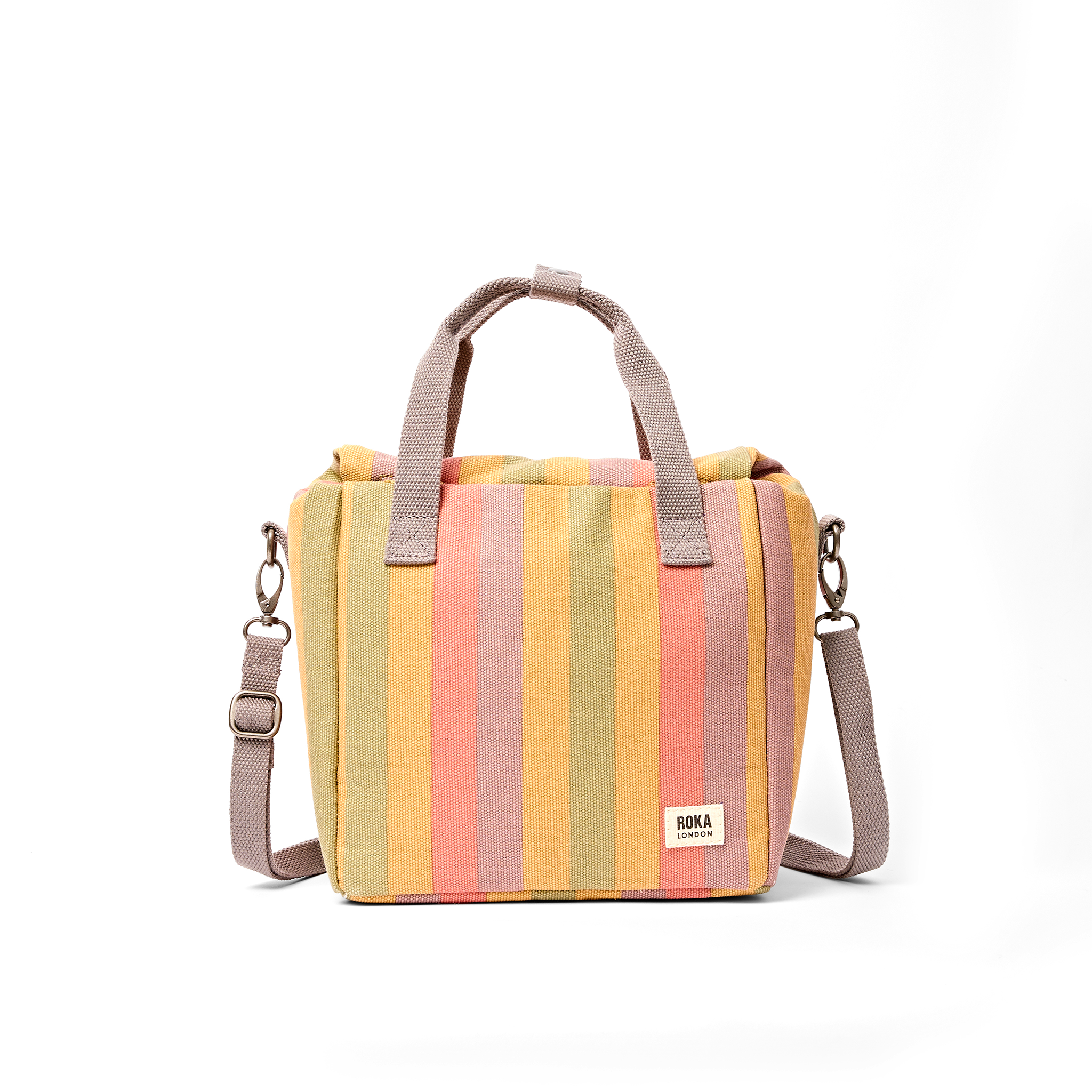 Roka London Hampstead lunsjveske One Size Faded Multi Stripe
