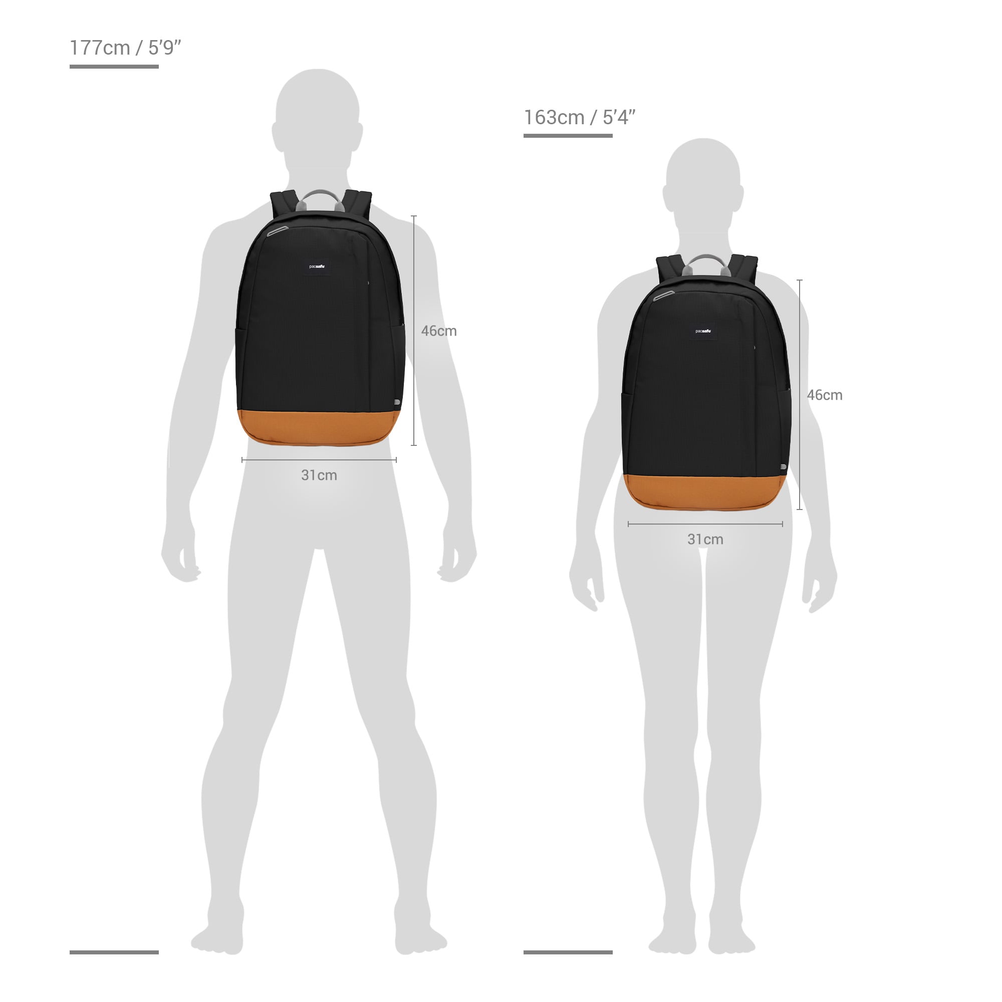 Pacsafe GO 25L ryggsekk tyverisikker