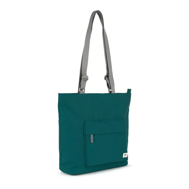 Roka London Trafalgar totebag teal medium 19,5 L