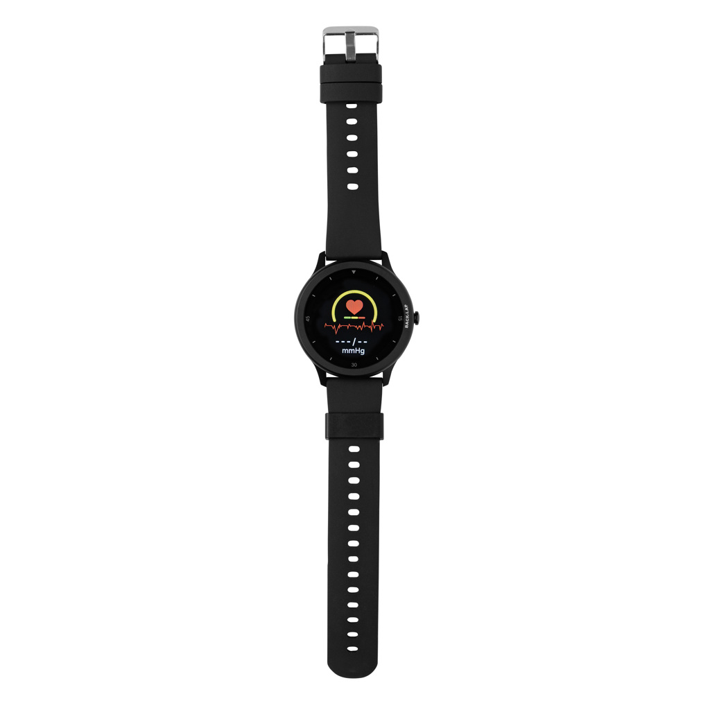 Swiss Peak RCS smartklokke svart vanntett IP68