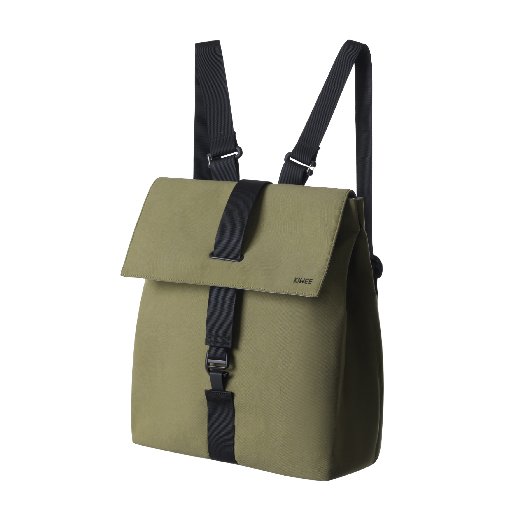 KIWEE Square M ryggsekk mose 15 L laptop 15"