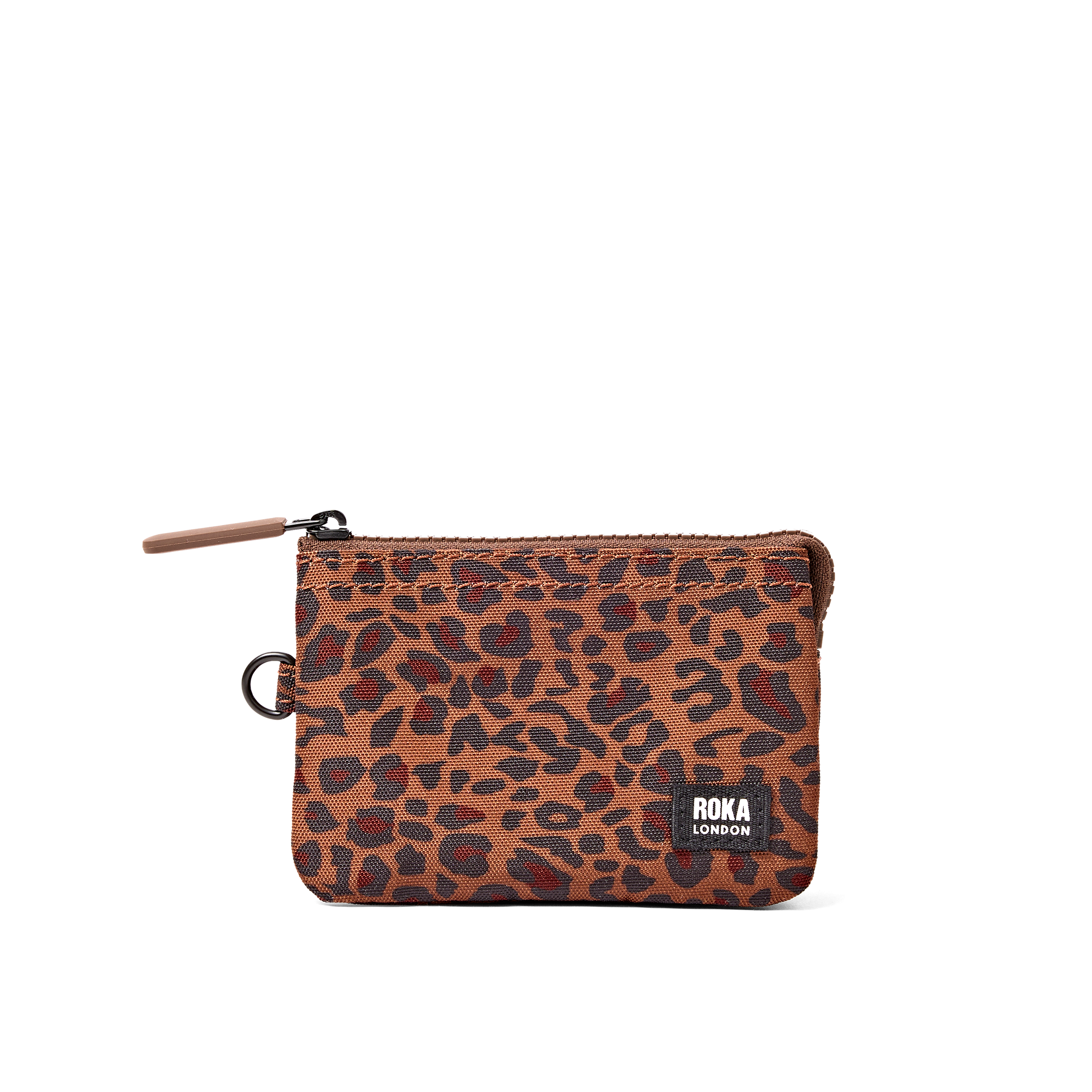 Roka London Carnaby Mini Leopard lommebok small vanntett