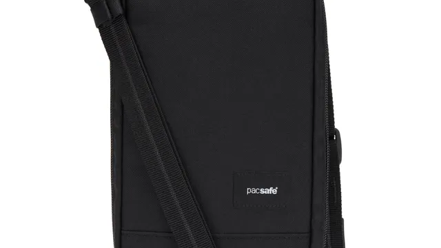 Pacsafe RFIDsafe skulderveske RFID resirkulert