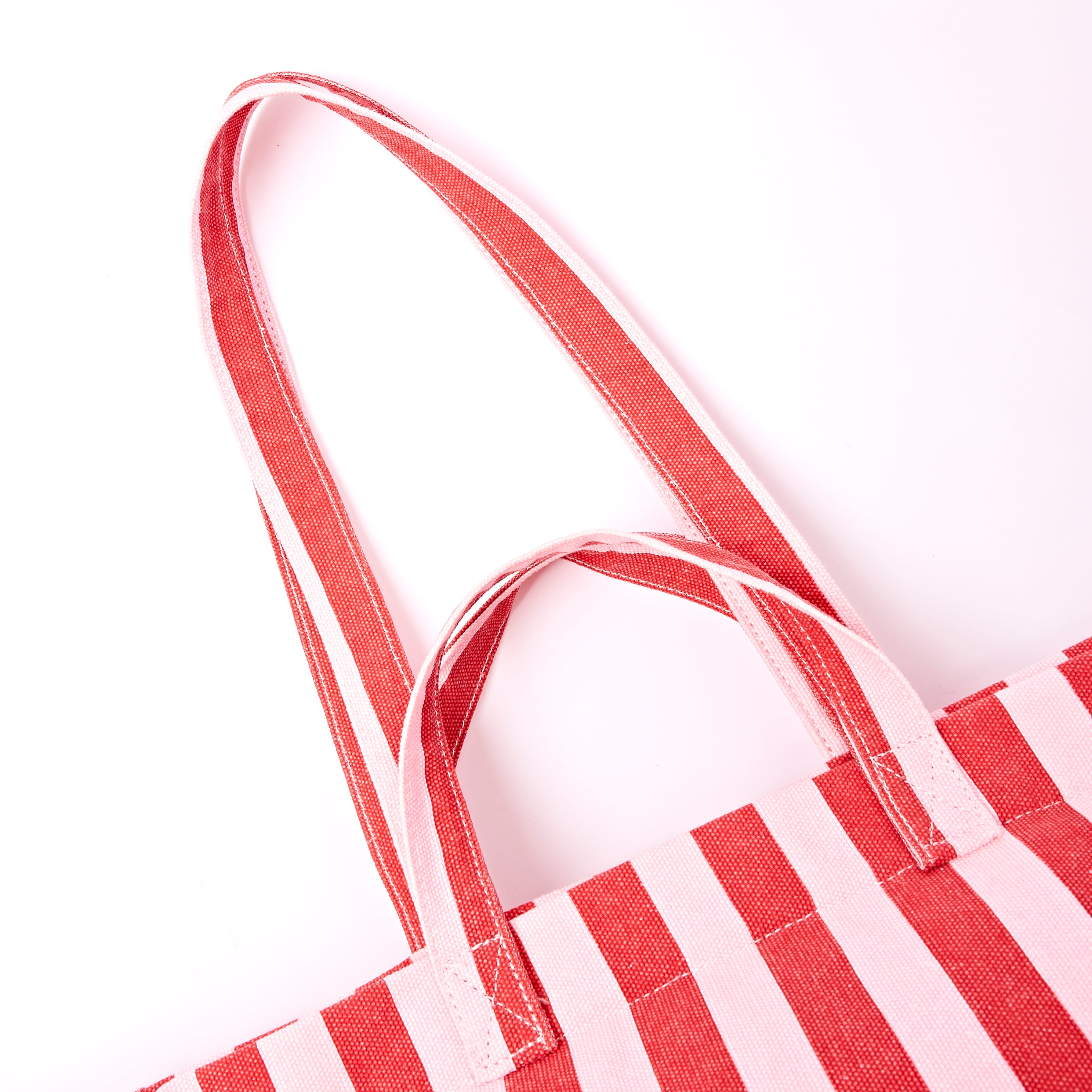 Roka London Marylebone tote strawberry stripe large 43,4 liter
