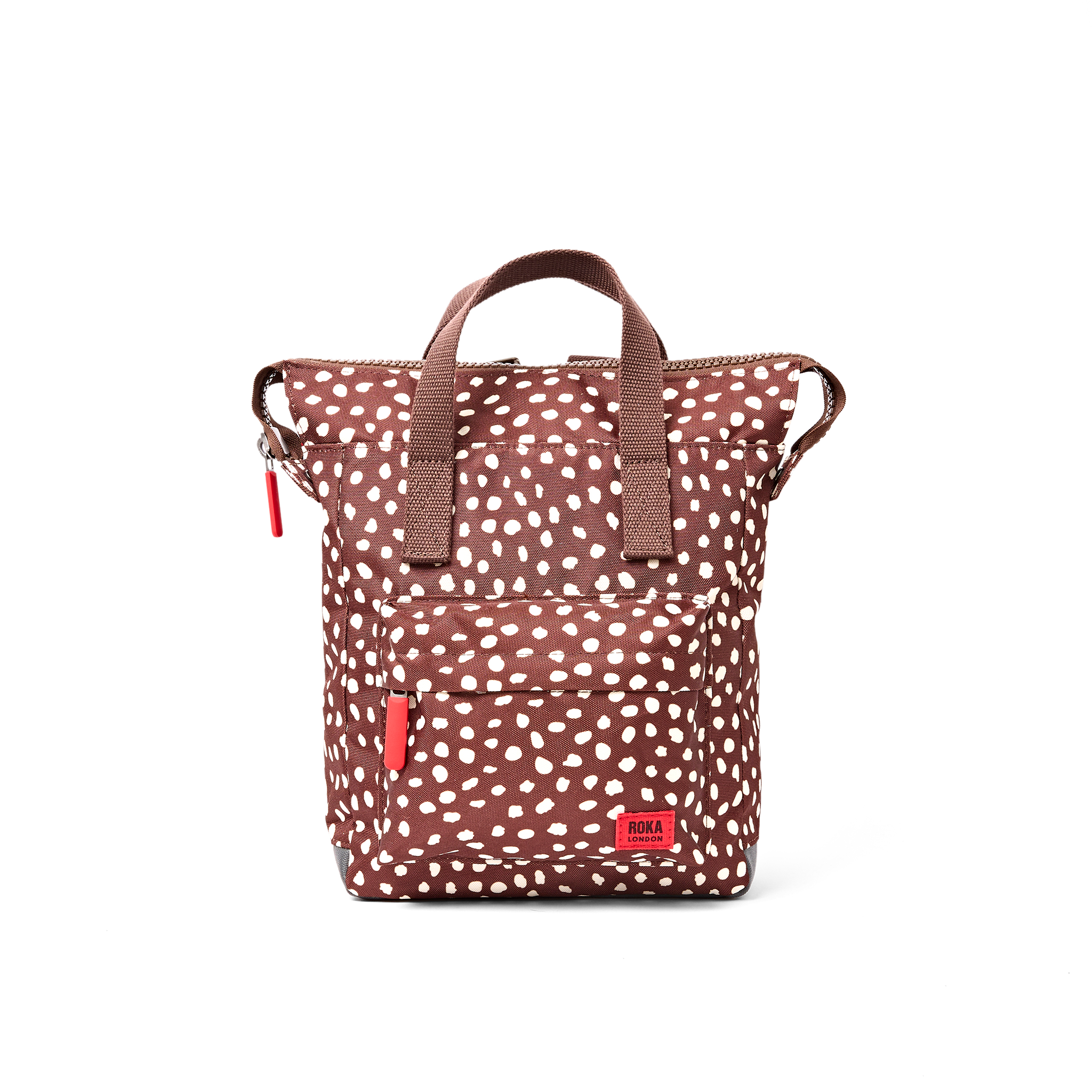 Roka London Bantry Brown Dot ryggsekk small 7 liter