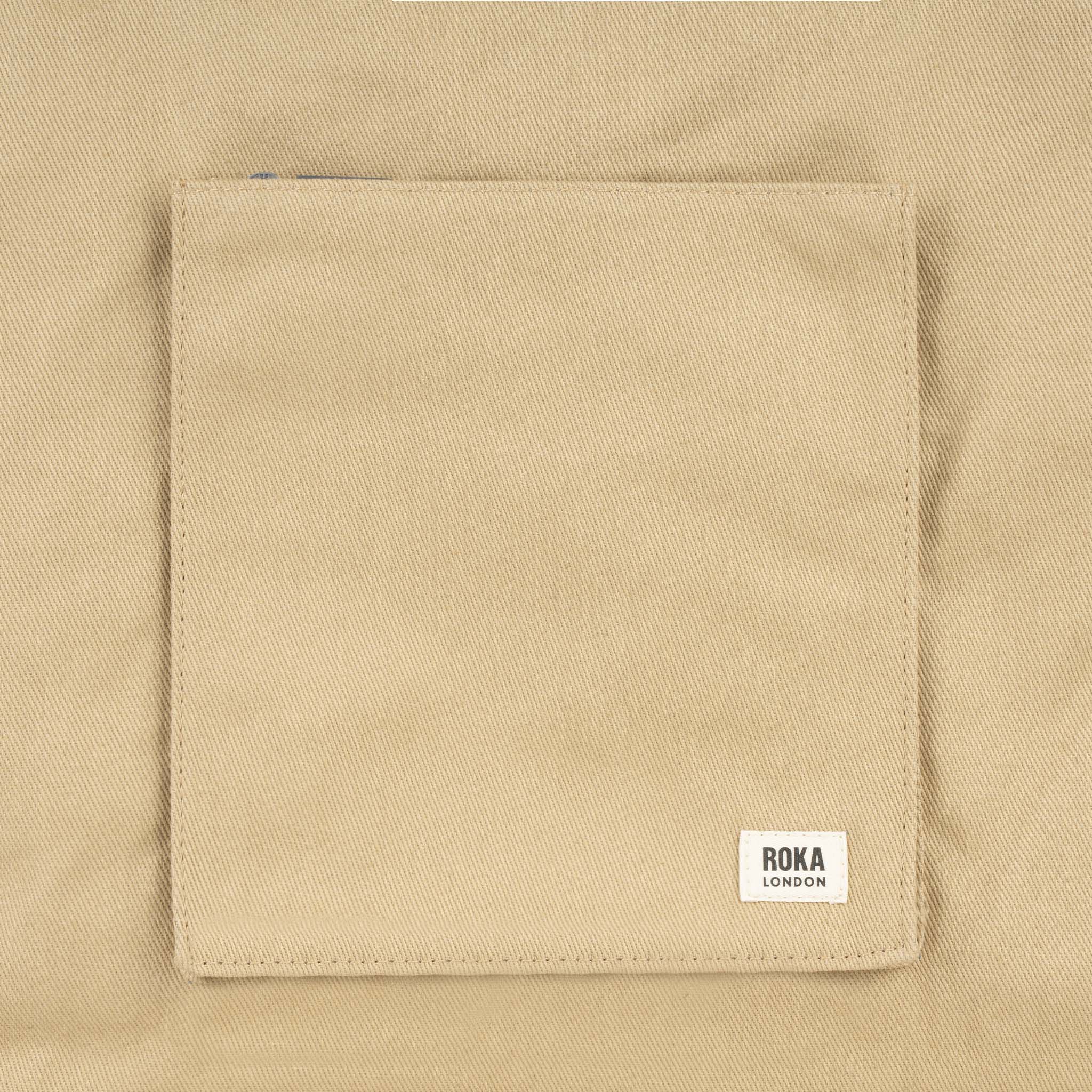 Roka London Portobello Large tote Khaki 19,2 liter