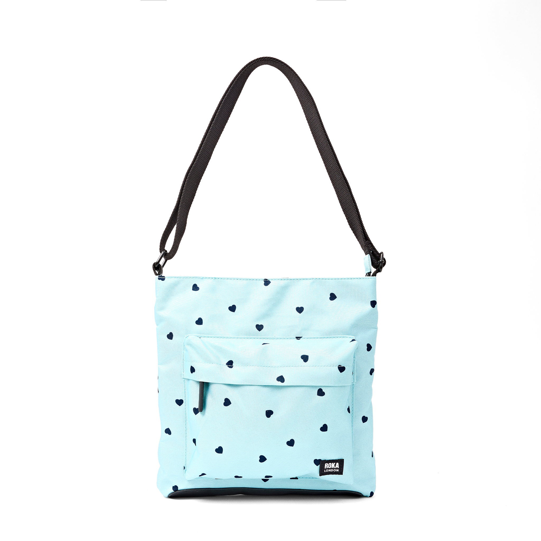 Roka London Kennington skulderveske heart print 2,7 l