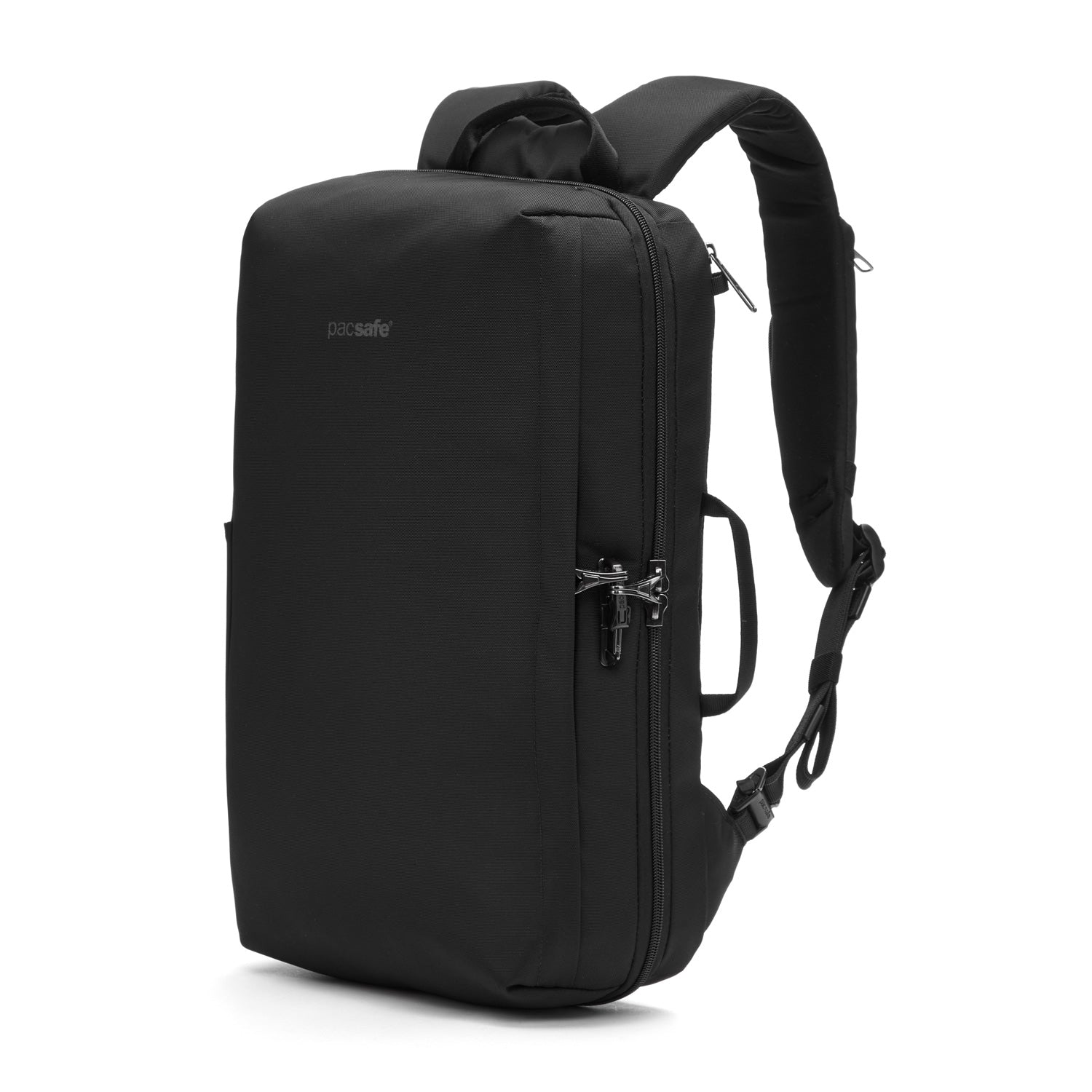 Pacsafe V commuter ryggsekk 18L Black 16" tyverisikker