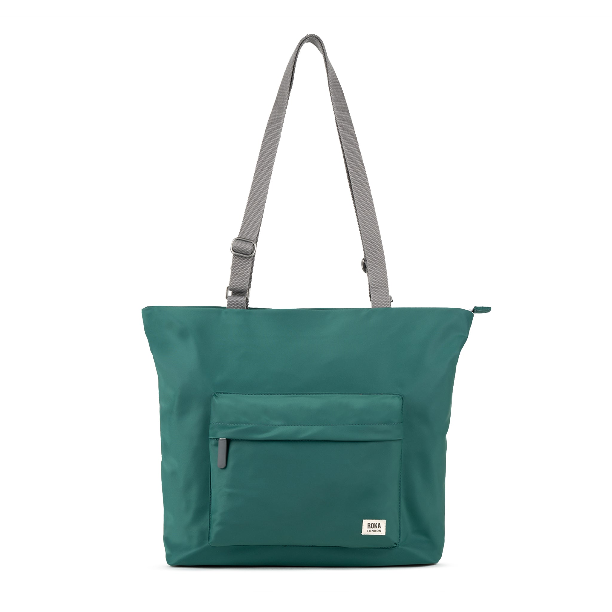 Roka London Trafalgar totebag Teal Medium 19,5 liter