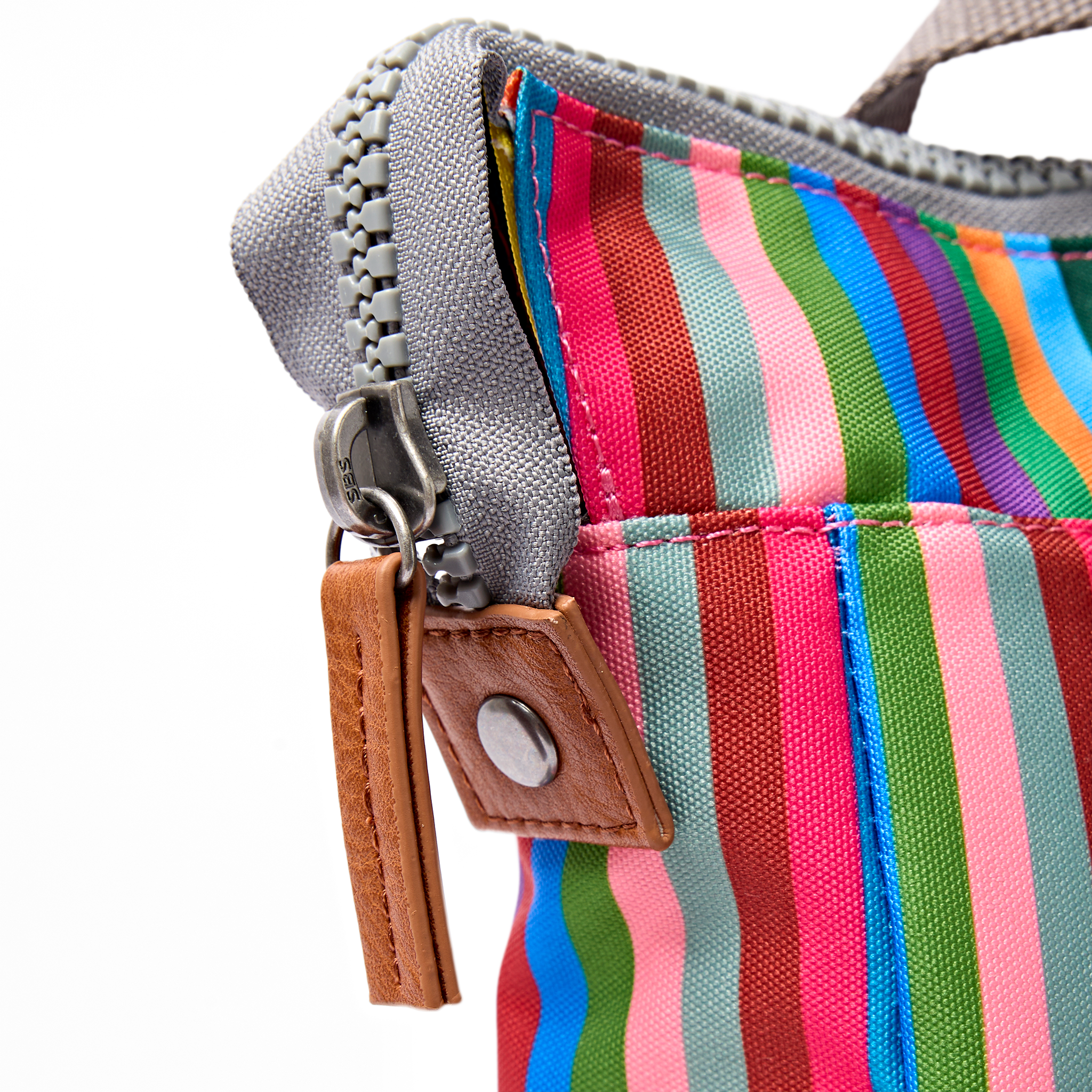 Roka London Bantry Small ryggsekk multi stripe 7,4 liter