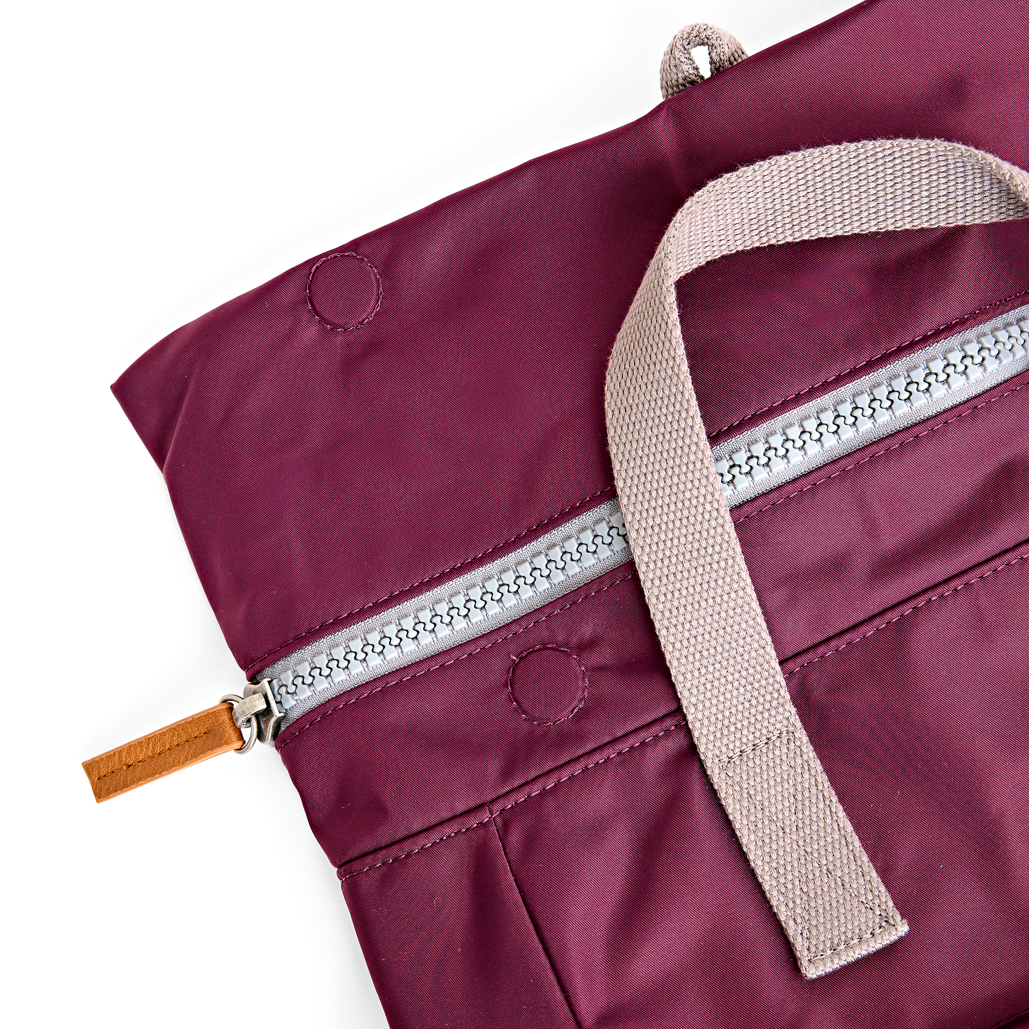 Roka London Bayswater ryggsekk royal burgundy medium paraply 14,6 l