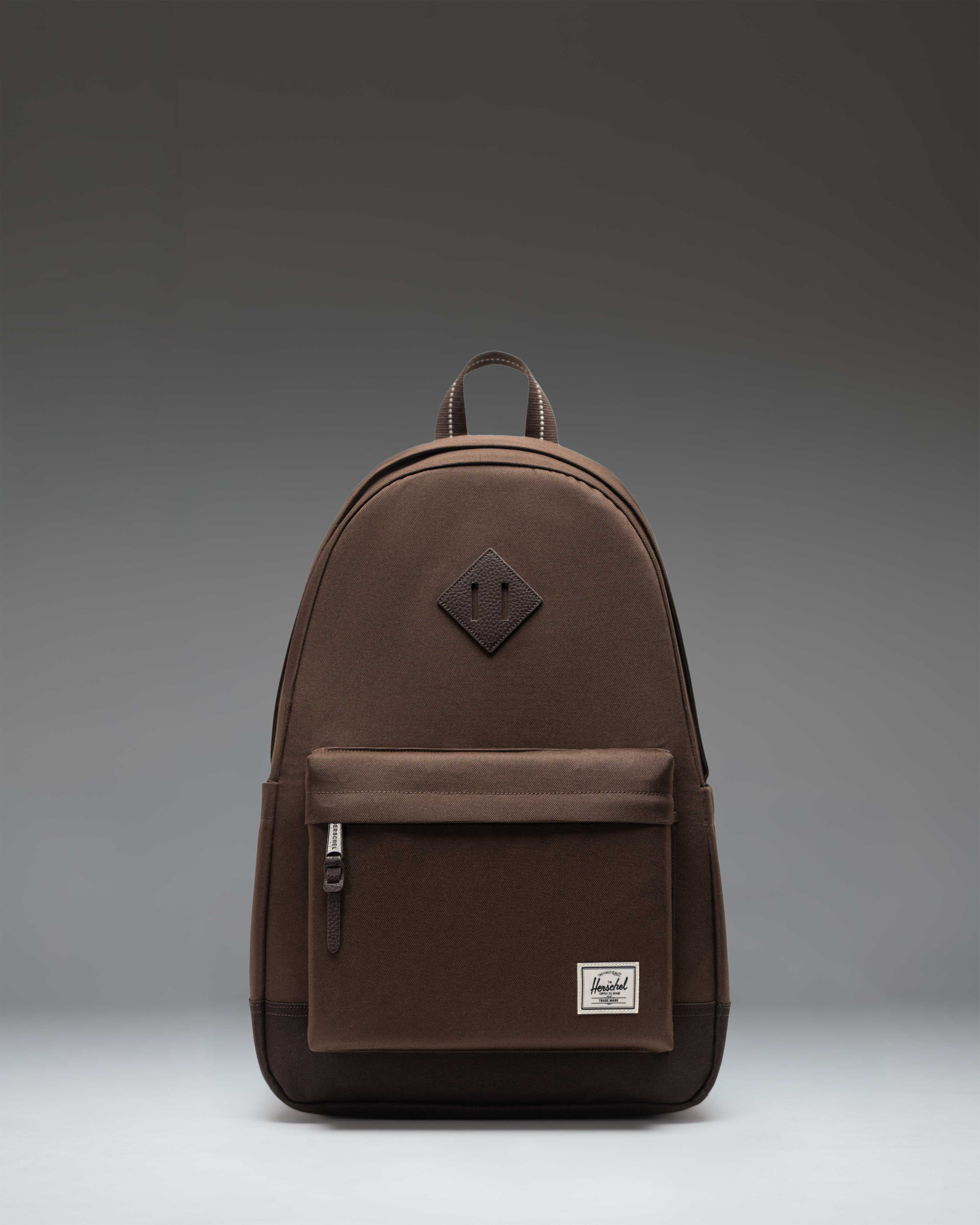 Herschel Heritage ryggsekk Black Tan laptop hverdagssekk