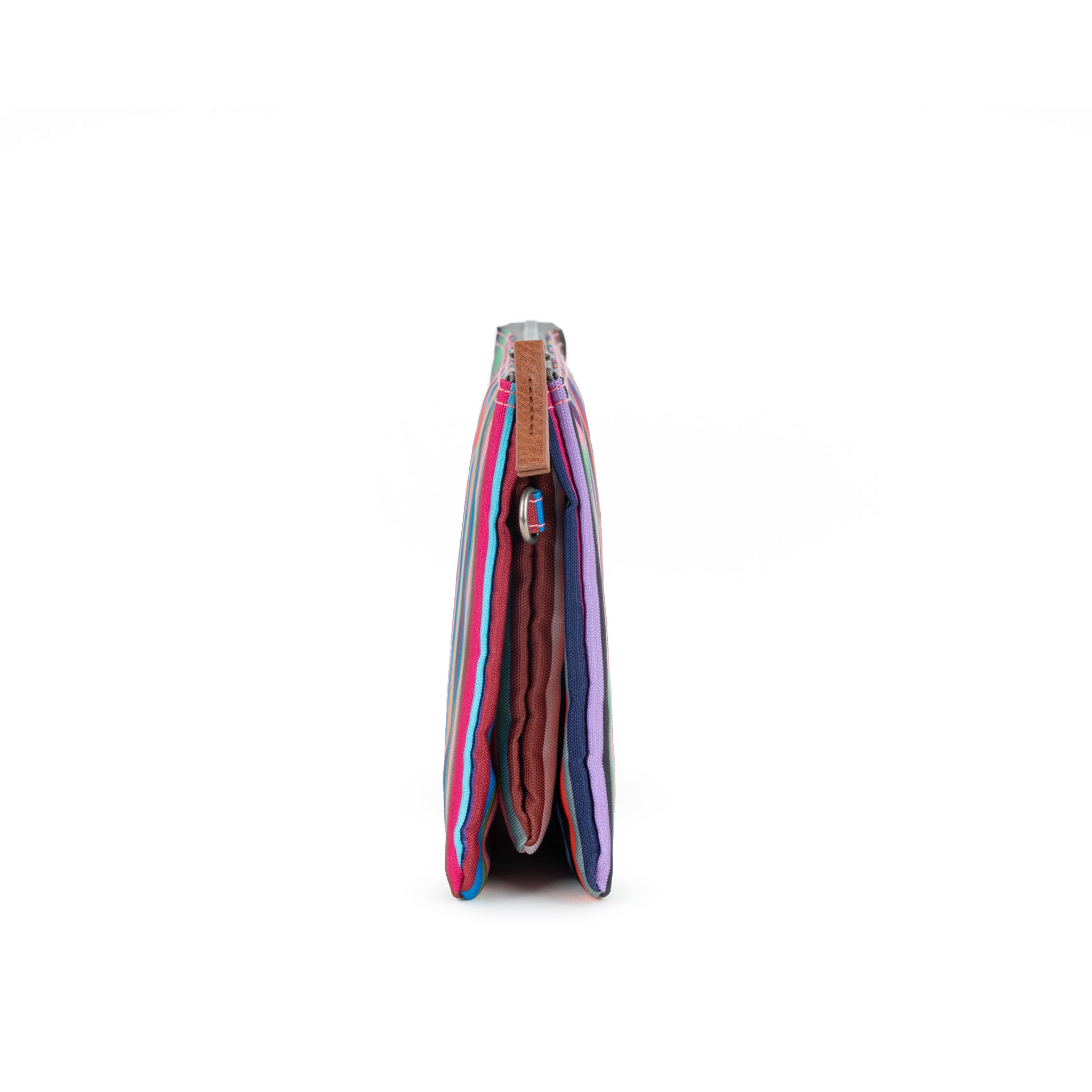 Roka London Carnaby XL crossbodyveske Multi Stripe resirkulert