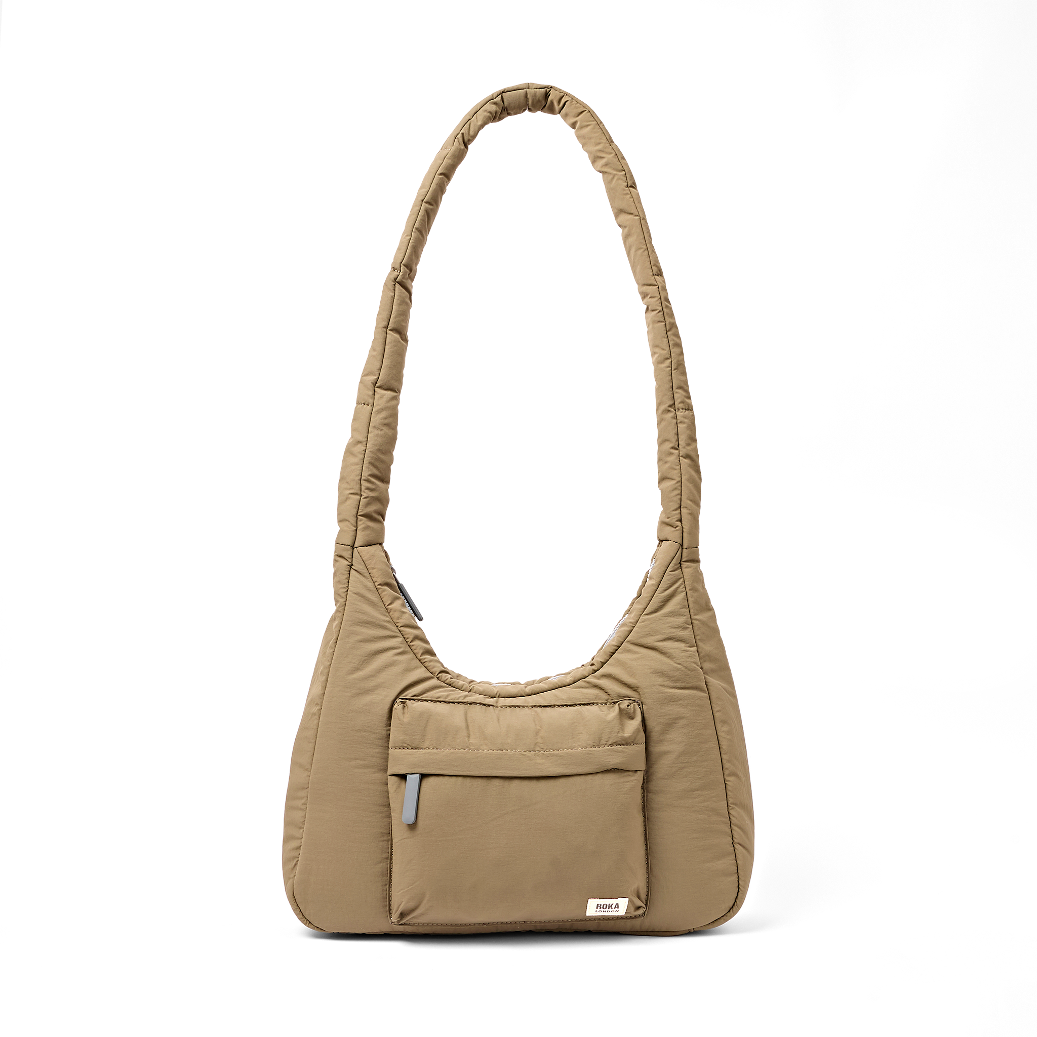 Roka London Belsize Medium crossbody basil 14,7 liter puffy