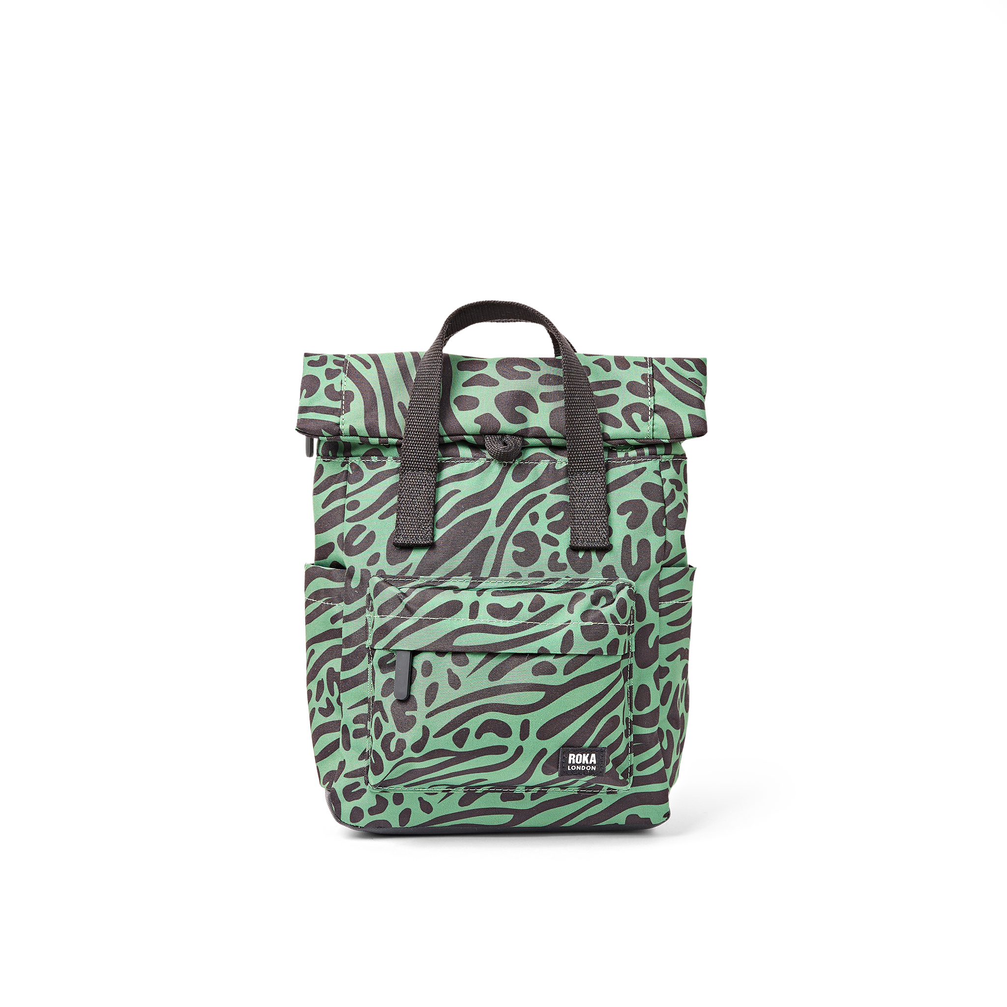 Roka London Canfield Roll Top ryggsekk dyremønster 16,4 liter