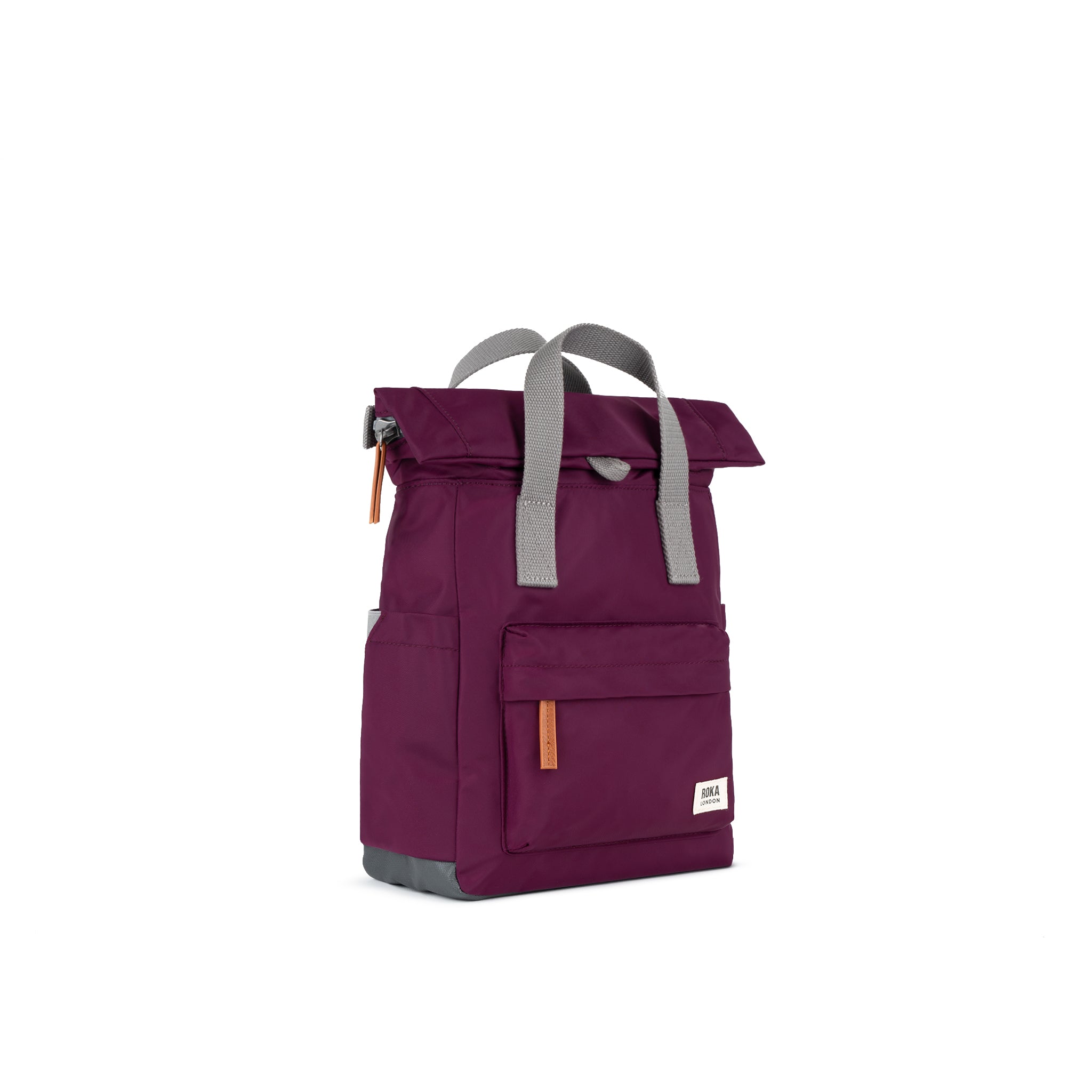 Roka London Canfield ryggsekk royal burgundy rulletopp