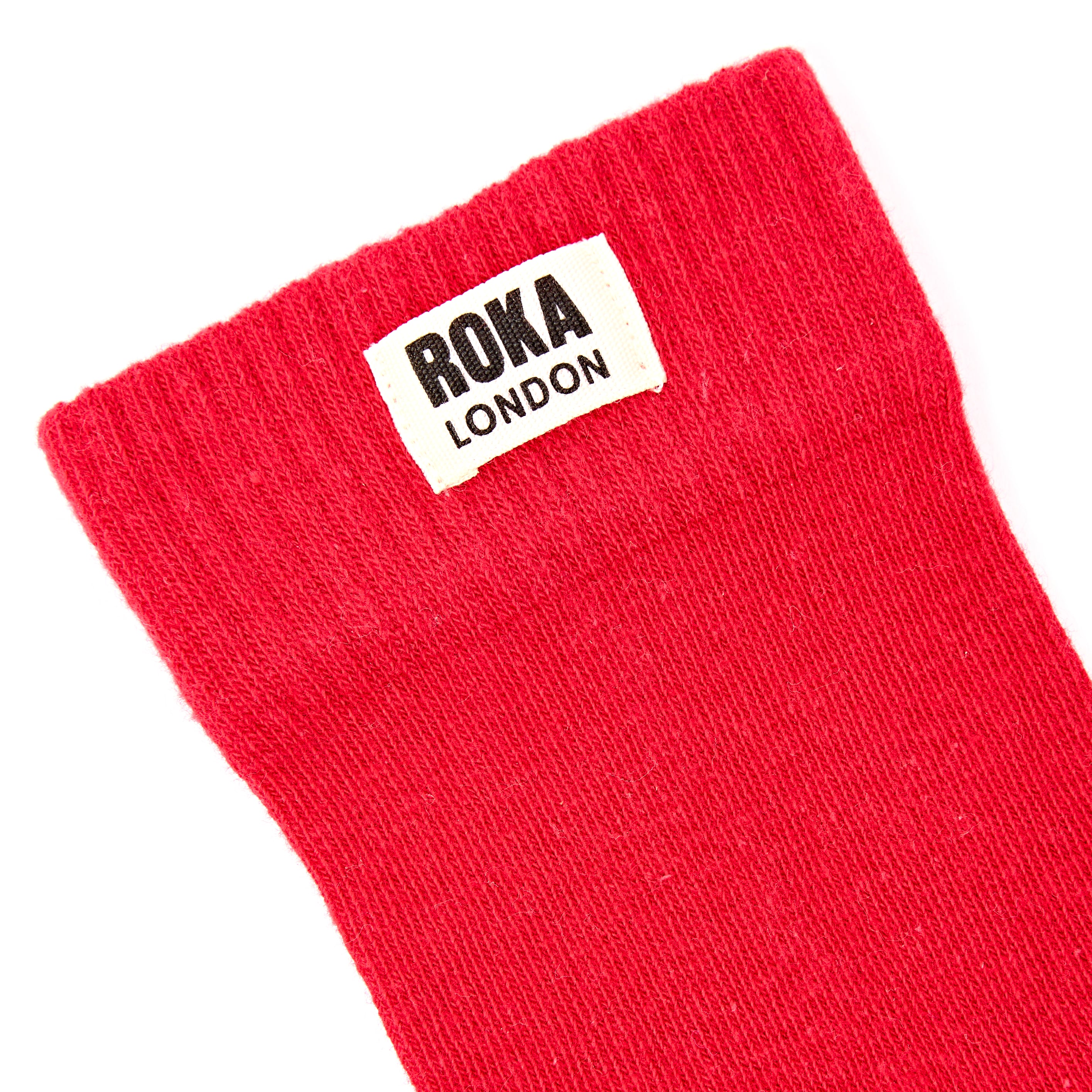 Roka London Wimbledon crewsokker scarlet rød